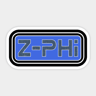 Zeta Phi Beta Z-Phi Badge Sticker